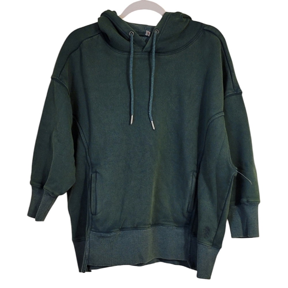 Free People Sprint to the Finish Green Hoodie - Picture 4 of 4